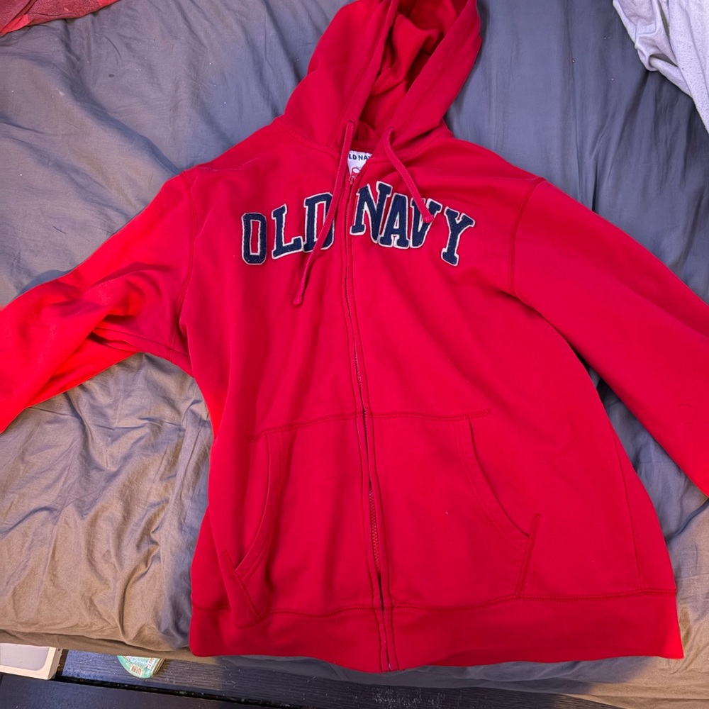 Vintage Red Old Navy Zip-Up